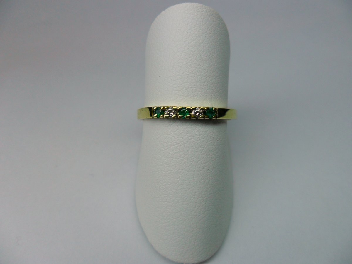 Rijring met Smaragd 5st.